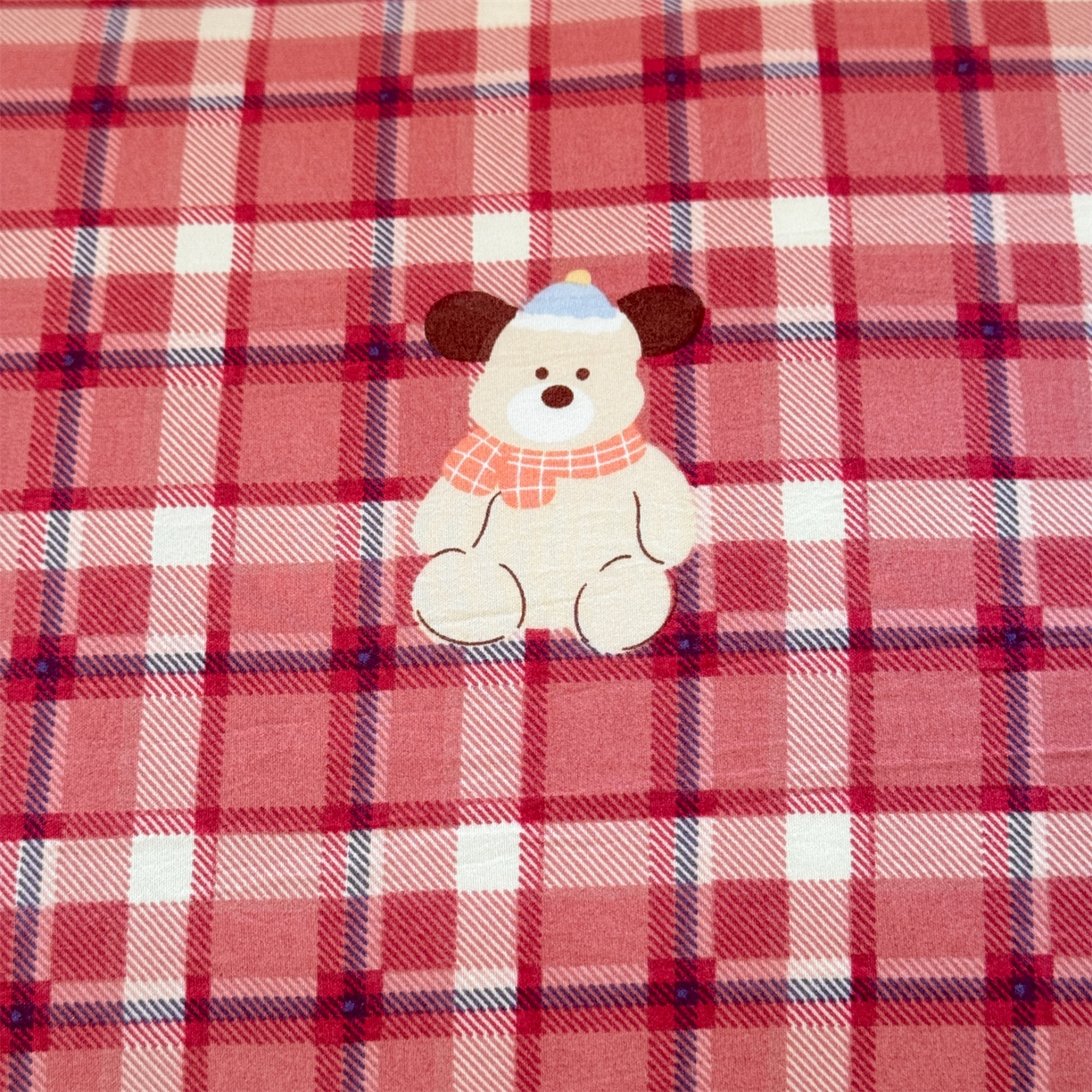 91家纺网 家纺一手货源 找家纺 经年 2026新款学生季上下铺韩版花边水洗云朵棉学生宿舍三件套四件套 奶芙酱