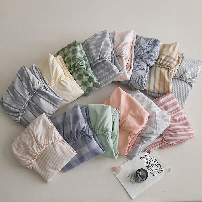 91家纺网 家纺一手货源 找家纺 （总）小懒猪 2026新品全棉纯棉老粗布单品床笠床笠单件凉席席子