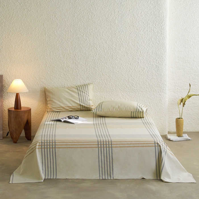 91家纺网 家纺一手货源 找家纺 （总）小懒猪 2026新品全棉纯棉老粗布单品床单床单单件凉席席子