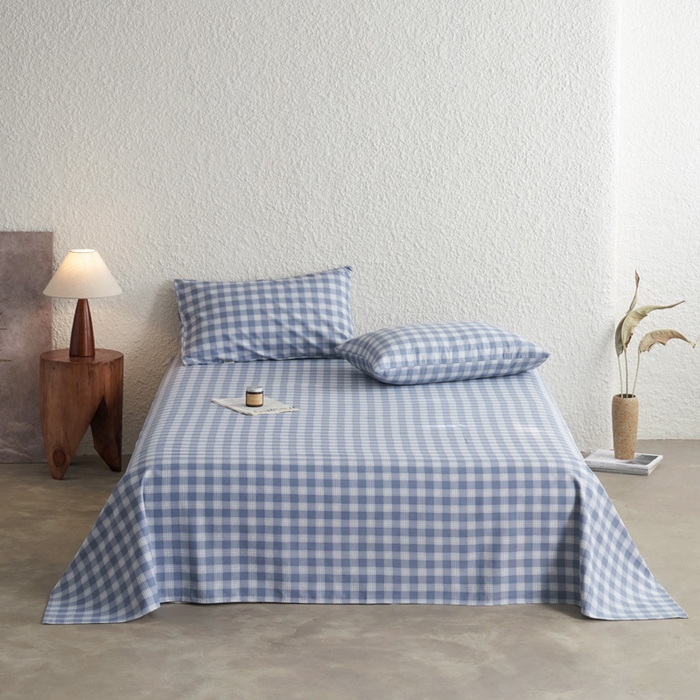 91家纺网 家纺一手货源 找家纺 （总）小懒猪 2026新品全棉纯棉老粗布单品床单床单单件凉席席子