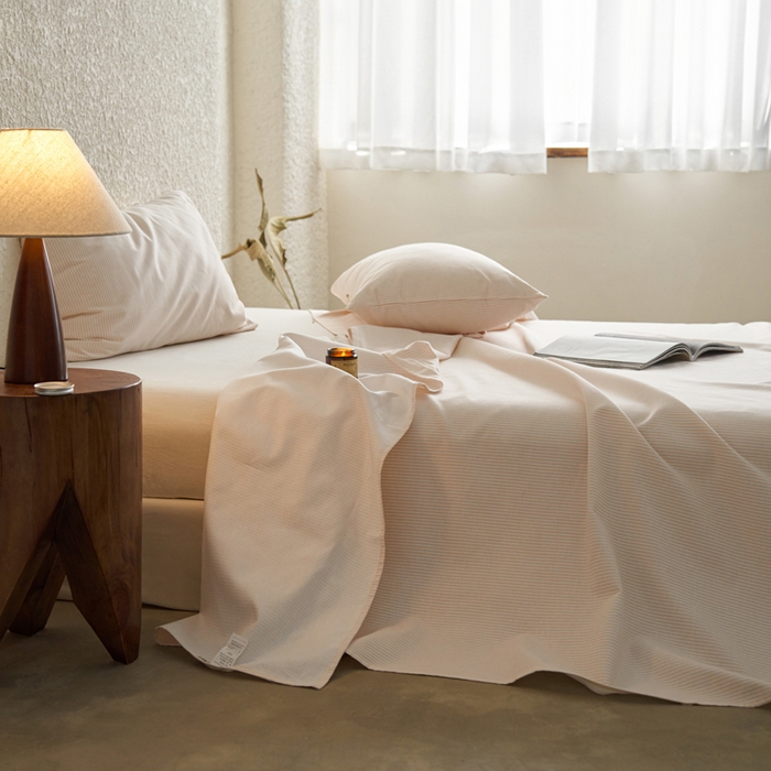 91家纺网 家纺一手货源 找家纺 小懒猪 2026新品全棉纯棉老粗布单品床单床单单件凉席席子 莱卡米