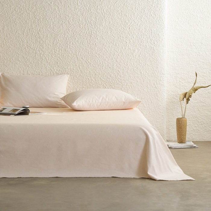 91家纺网 家纺一手货源 找家纺 小懒猪 2026新品全棉纯棉老粗布单品床单床单单件凉席席子 莱卡米