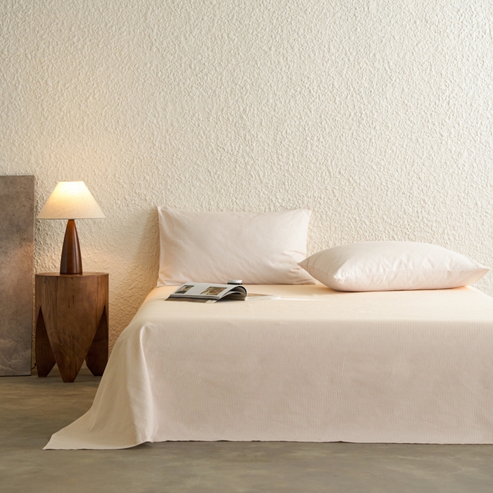 91家纺网 家纺一手货源 找家纺 小懒猪 2026新品全棉纯棉老粗布单品床单床单单件凉席席子 莱卡米