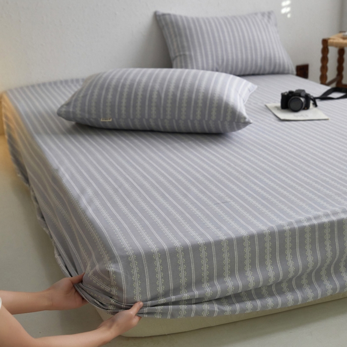 91家纺网 家纺一手货源 找家纺 （总）小懒猪 2026新品全棉纯棉老粗布单品床笠床笠单件凉席席子