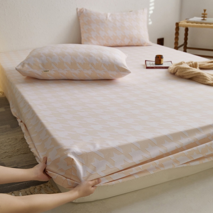 91家纺网 家纺一手货源 找家纺 （总）小懒猪 2026新品全棉纯棉老粗布单品床笠床笠单件凉席席子