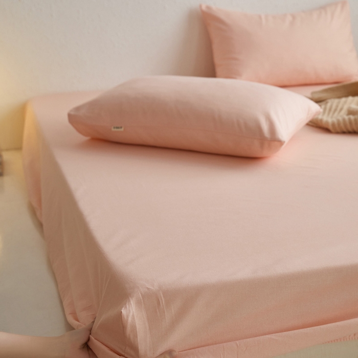 91家纺网 家纺一手货源 找家纺 （总）小懒猪 2026新品全棉纯棉老粗布单品床笠床笠单件凉席席子