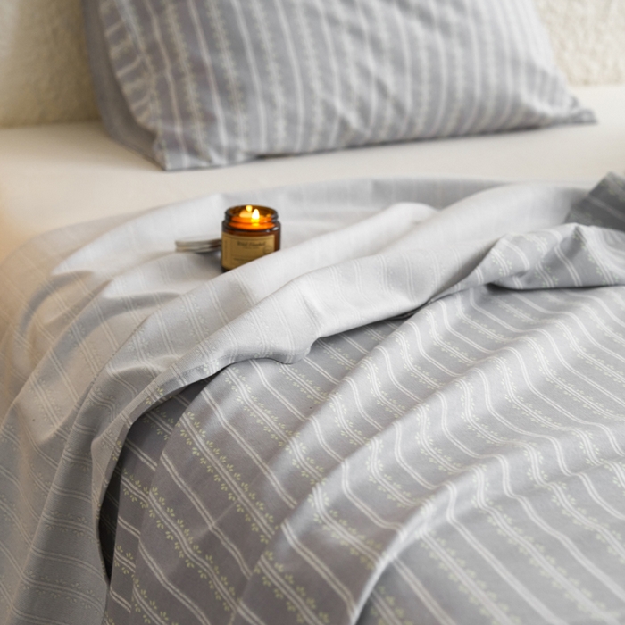 91家纺网 家纺一手货源 找家纺 小懒猪 2026新品全棉纯棉老粗布单品床单床单单件凉席席子 铃芽