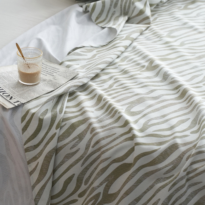 91家纺网 家纺一手货源 找家纺 小懒猪 2026新品全棉纯棉老粗布单品床单床单单件凉席席子 绿漾