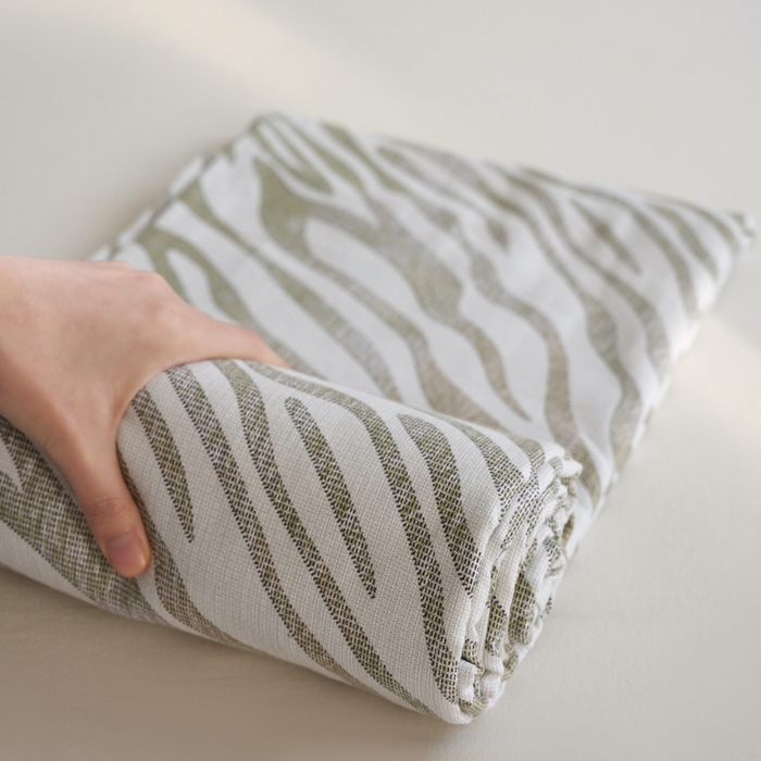 91家纺网 家纺一手货源 找家纺 小懒猪 2026新品全棉纯棉老粗布单品床单床单单件凉席席子 绿漾