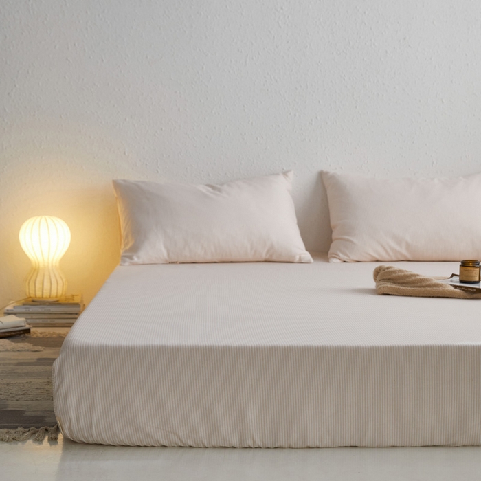 91家纺网 家纺一手货源 找家纺 小懒猪 2026新品全棉纯棉老粗布单品床笠床笠单件凉席席子 莱卡米