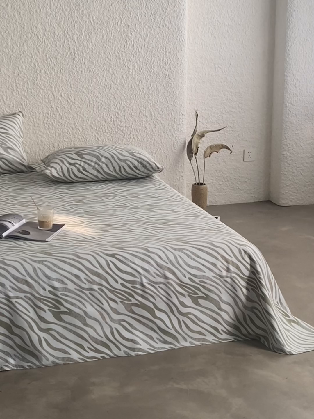 91家纺网 家纺一手货源 找家纺 小懒猪 2026新品全棉纯棉老粗布单品床单床单单件凉席席子 绿漾