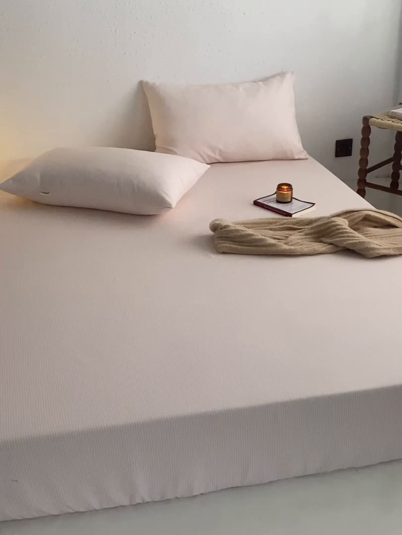 91家纺网 家纺一手货源 找家纺 小懒猪 2026新品全棉纯棉老粗布单品床笠床笠单件凉席席子 莱卡米