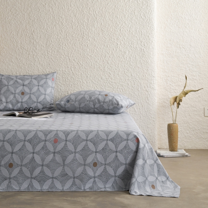 91家纺网 家纺一手货源 找家纺 小懒猪 2026新品全棉纯棉老粗布单品床单床单单件凉席席子 梦境