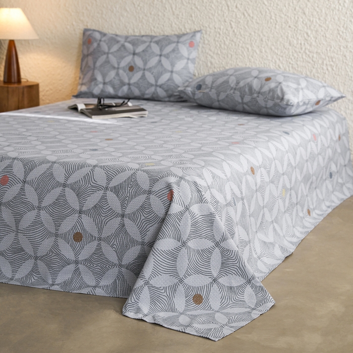 91家纺网 家纺一手货源 找家纺 小懒猪 2026新品全棉纯棉老粗布单品床单床单单件凉席席子 梦境