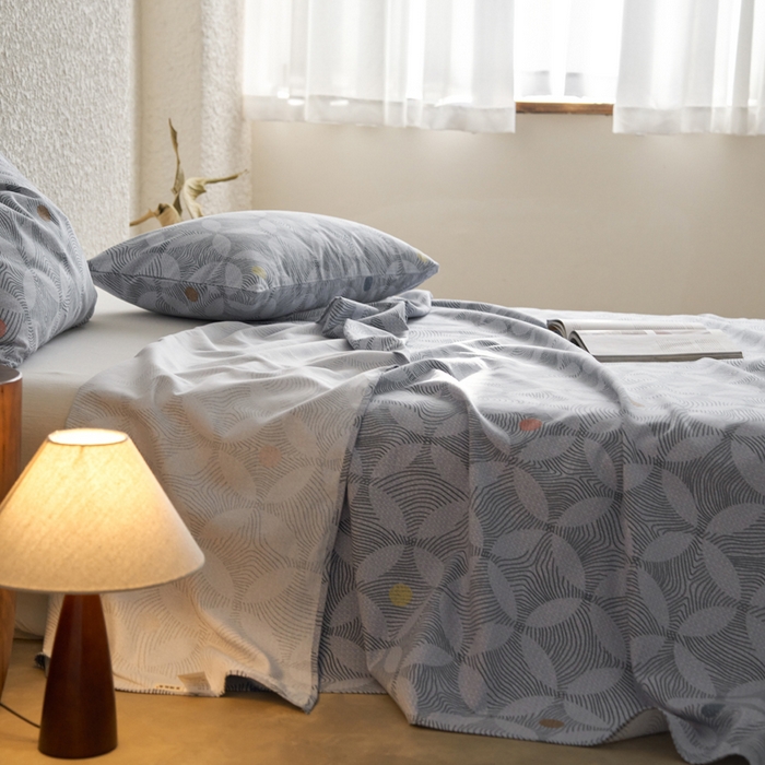 91家纺网 家纺一手货源 找家纺 小懒猪 2026新品全棉纯棉老粗布单品床单床单单件凉席席子 梦境