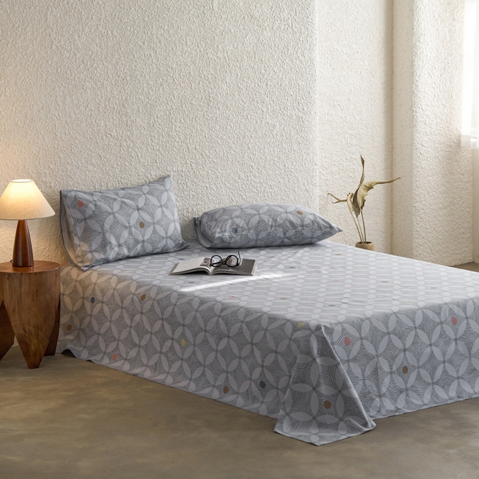 91家纺网 家纺一手货源 找家纺 小懒猪 2026新品全棉纯棉老粗布单品床单床单单件凉席席子 梦境