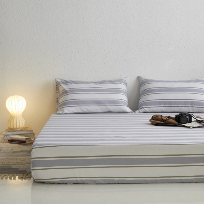 91家纺网 家纺一手货源 找家纺 小懒猪 2026新品全棉纯棉老粗布单品床笠床笠单件凉席席子 乐天派