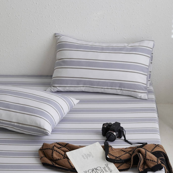 91家纺网 家纺一手货源 找家纺 小懒猪 2026新品全棉纯棉老粗布单品床笠床笠单件凉席席子 乐天派