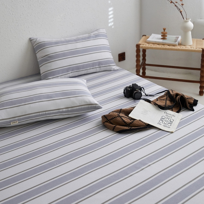 91家纺网 家纺一手货源 找家纺 小懒猪 2026新品全棉纯棉老粗布单品床笠床笠单件凉席席子 乐天派