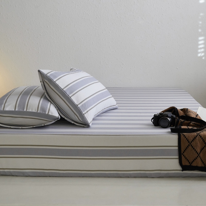 91家纺网 家纺一手货源 找家纺 小懒猪 2026新品全棉纯棉老粗布单品床笠床笠单件凉席席子 乐天派