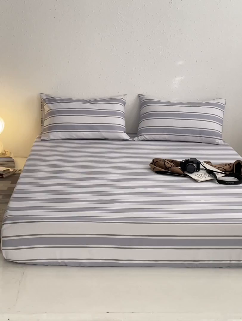 91家纺网 家纺一手货源 找家纺 小懒猪 2026新品全棉纯棉老粗布单品床笠床笠单件凉席席子 乐天派