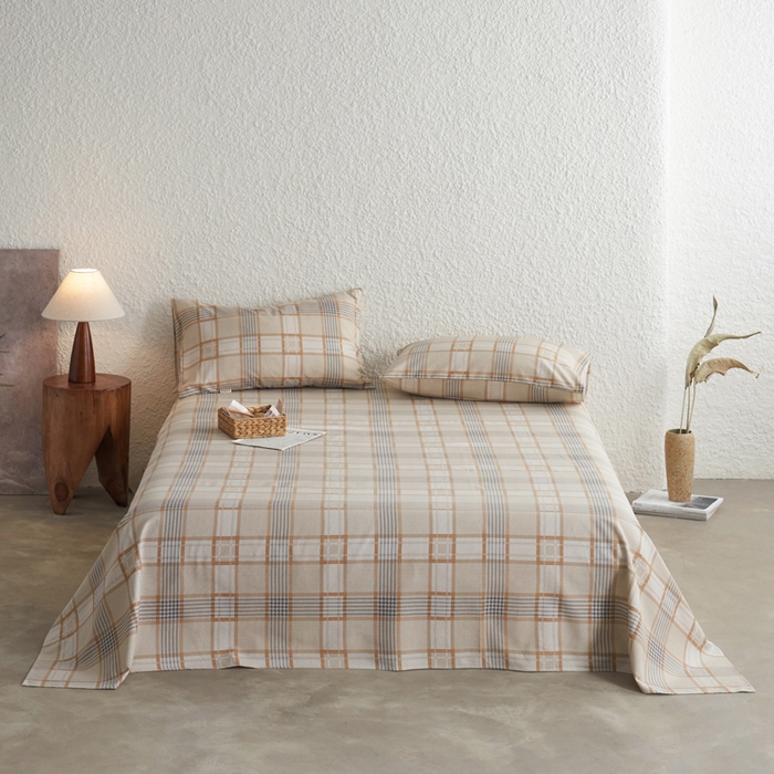 小懒猪 2026新品全棉纯棉老粗布单品床单床单单件凉席席子 米格