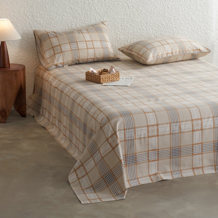 91家纺网 家纺一手货源 找家纺 小懒猪 2026新品全棉纯棉老粗布单品床单床单单件凉席席子 米格