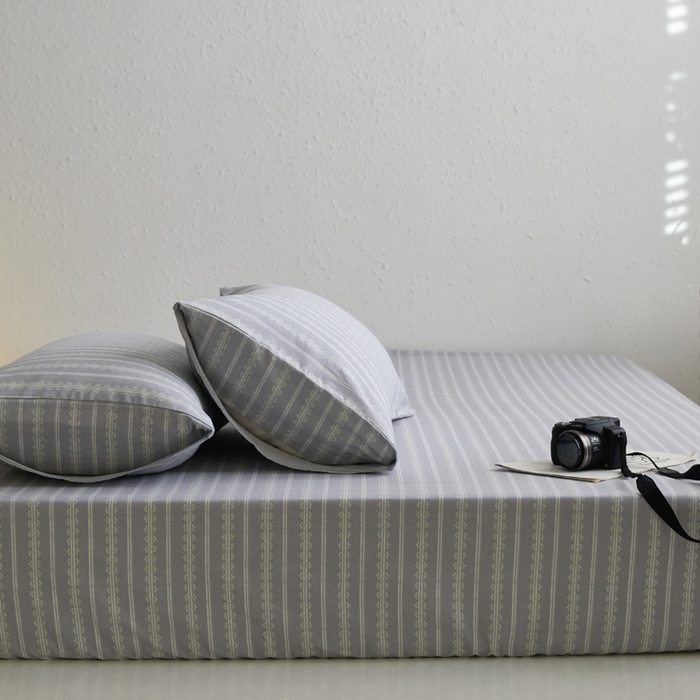 91家纺网 家纺一手货源 找家纺 小懒猪 2026新品全棉纯棉老粗布单品床笠床笠单件凉席席子 铃芽