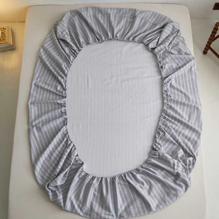 91家纺网 家纺一手货源 找家纺 小懒猪 2026新品全棉纯棉老粗布单品床笠床笠单件凉席席子 铃芽