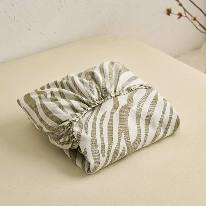 91家纺网 家纺一手货源 找家纺 小懒猪 2026新品全棉纯棉老粗布单品床笠床笠单件凉席席子 绿漾