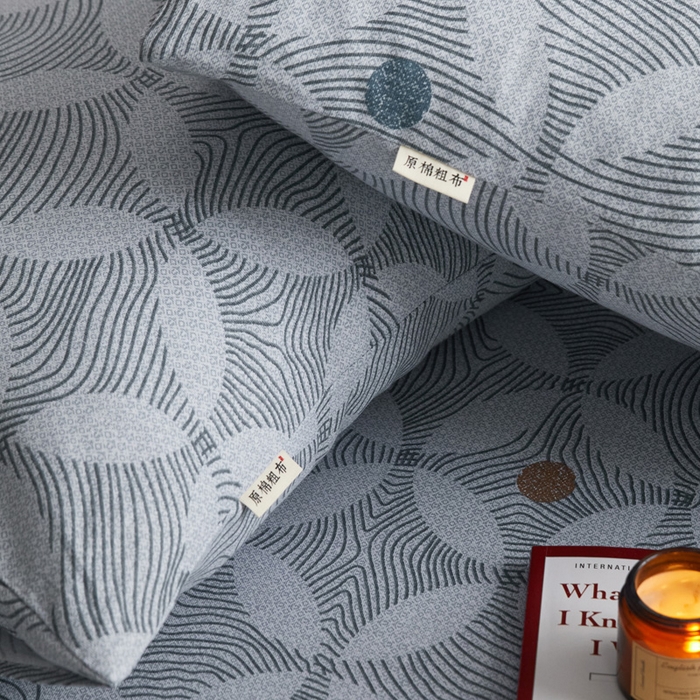 91家纺网 家纺一手货源 找家纺 小懒猪 2026新品全棉纯棉老粗布单品床笠床笠单件凉席席子 梦境