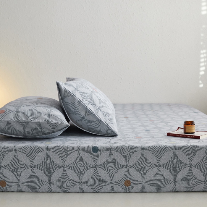 91家纺网 家纺一手货源 找家纺 小懒猪 2026新品全棉纯棉老粗布单品床笠床笠单件凉席席子 梦境