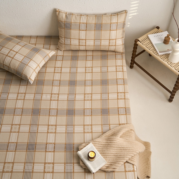 91家纺网 家纺一手货源 找家纺 小懒猪 2026新品全棉纯棉老粗布单品床笠床笠单件凉席席子 米格