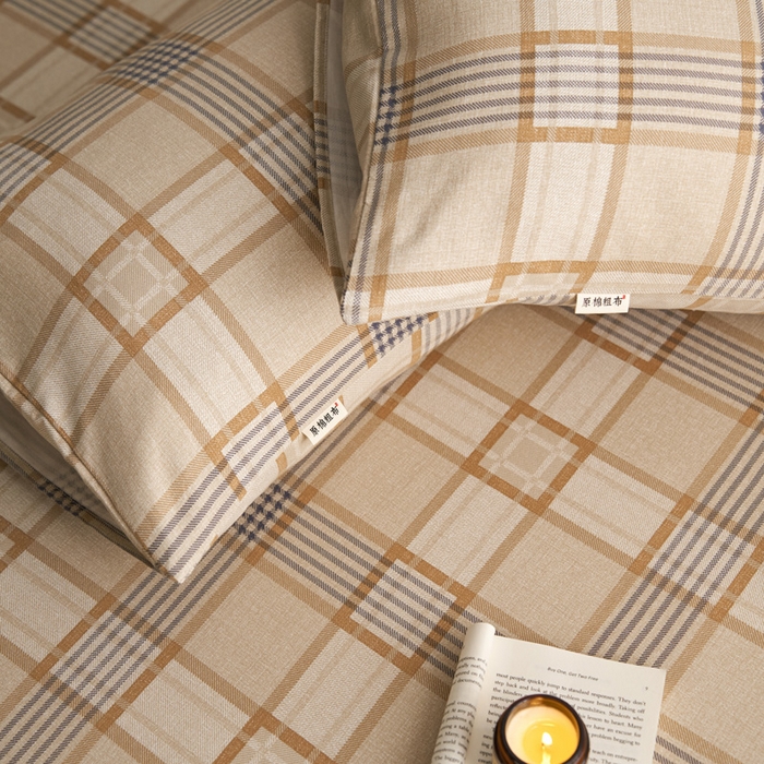 91家纺网 家纺一手货源 找家纺 小懒猪 2026新品全棉纯棉老粗布单品床笠床笠单件凉席席子 米格