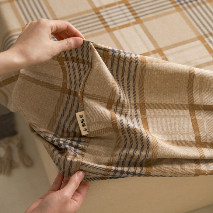 91家纺网 家纺一手货源 找家纺 小懒猪 2026新品全棉纯棉老粗布单品床笠床笠单件凉席席子 米格