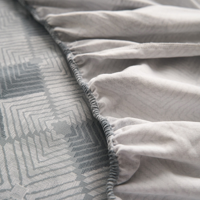 91家纺网 家纺一手货源 找家纺 小懒猪 2026新品全棉纯棉老粗布单品床笠床笠单件凉席席子 魔方