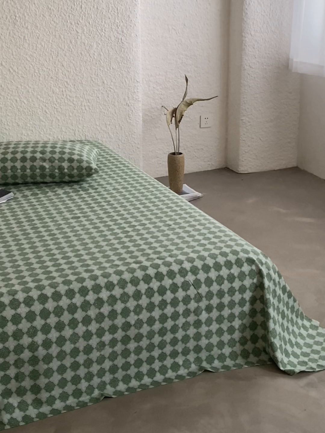 91家纺网 家纺一手货源 找家纺 小懒猪 2026新品全棉纯棉老粗布单品床单床单单件凉席席子 笙歌