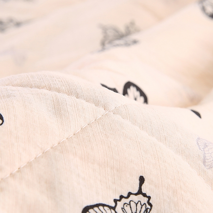 91家纺网 家纺一手货源 找家纺 米萝家居 2026新款100%棉花夏被四件套双层纱花边夏凉被空调被被子被芯直播 蝶舞