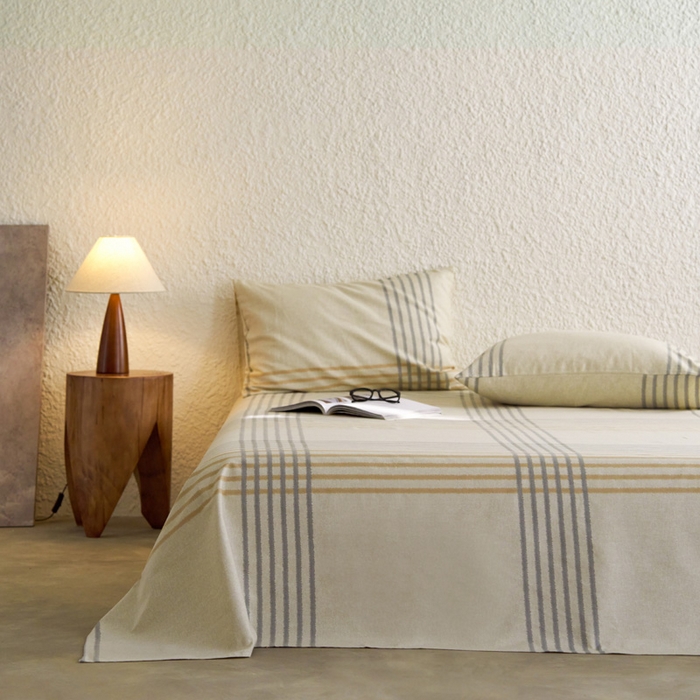 91家纺网 家纺一手货源 找家纺 小懒猪 2026新品全棉纯棉老粗布单品床单床单单件凉席席子 微莫