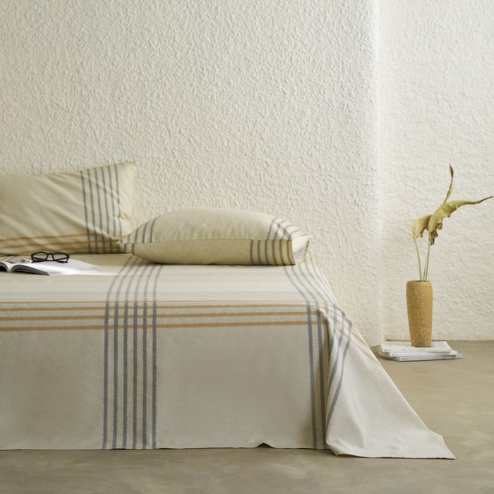 91家纺网 家纺一手货源 找家纺 小懒猪 2026新品全棉纯棉老粗布单品床单床单单件凉席席子 微莫