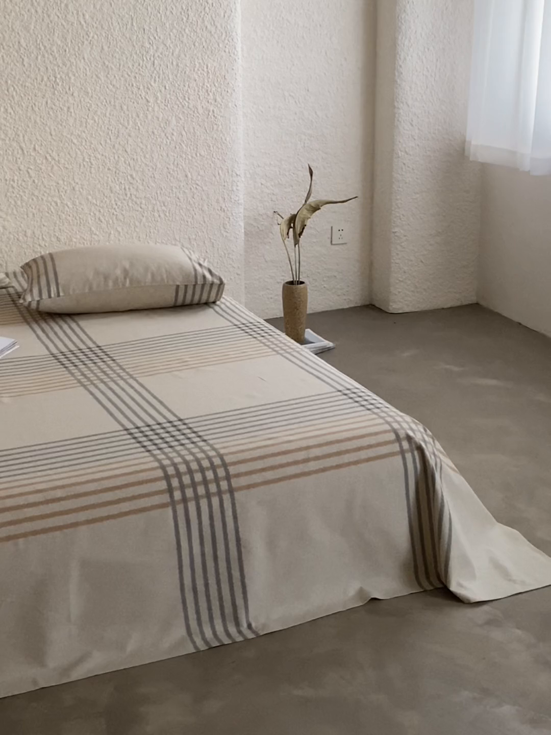 91家纺网 家纺一手货源 找家纺 小懒猪 2026新品全棉纯棉老粗布单品床单床单单件凉席席子 微莫