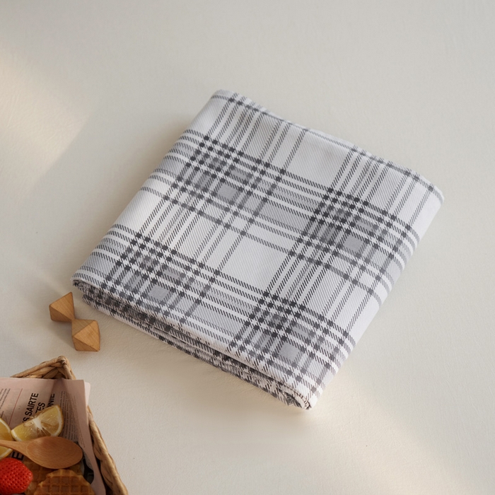 91家纺网 家纺一手货源 找家纺 小懒猪 2026新品全棉纯棉老粗布单品床单床单单件凉席席子 小灰格