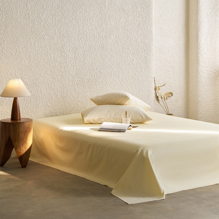 91家纺网 家纺一手货源 找家纺 小懒猪 2026新品全棉纯棉老粗布单品床单床单单件凉席席子 月白白