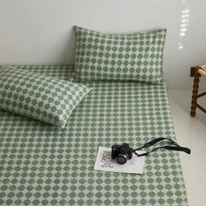 91家纺网 家纺一手货源 找家纺 小懒猪 2026新品全棉纯棉老粗布单品床笠床笠单件凉席席子 笙歌