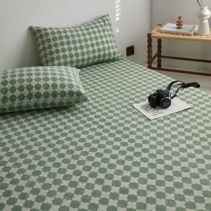 91家纺网 家纺一手货源 找家纺 小懒猪 2026新品全棉纯棉老粗布单品床笠床笠单件凉席席子 笙歌