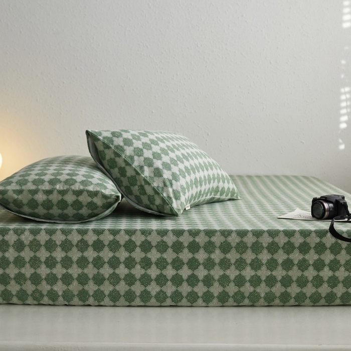 91家纺网 家纺一手货源 找家纺 小懒猪 2026新品全棉纯棉老粗布单品床笠床笠单件凉席席子 笙歌