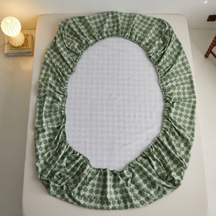 91家纺网 家纺一手货源 找家纺 小懒猪 2026新品全棉纯棉老粗布单品床笠床笠单件凉席席子 笙歌