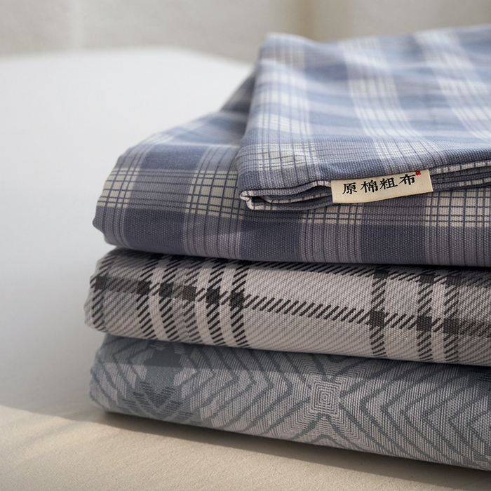 91家纺网 家纺一手货源 找家纺 小懒猪 2026新品全棉纯棉老粗布单品床单床单单件凉席席子 组合图仅供展示不可下单