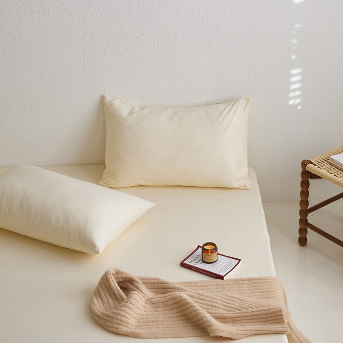 91家纺网 家纺一手货源 找家纺 小懒猪 2026新品全棉纯棉老粗布单品床笠床笠单件凉席席子 月白白