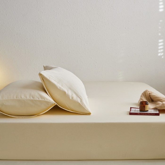 91家纺网 家纺一手货源 找家纺 小懒猪 2026新品全棉纯棉老粗布单品床笠床笠单件凉席席子 月白白